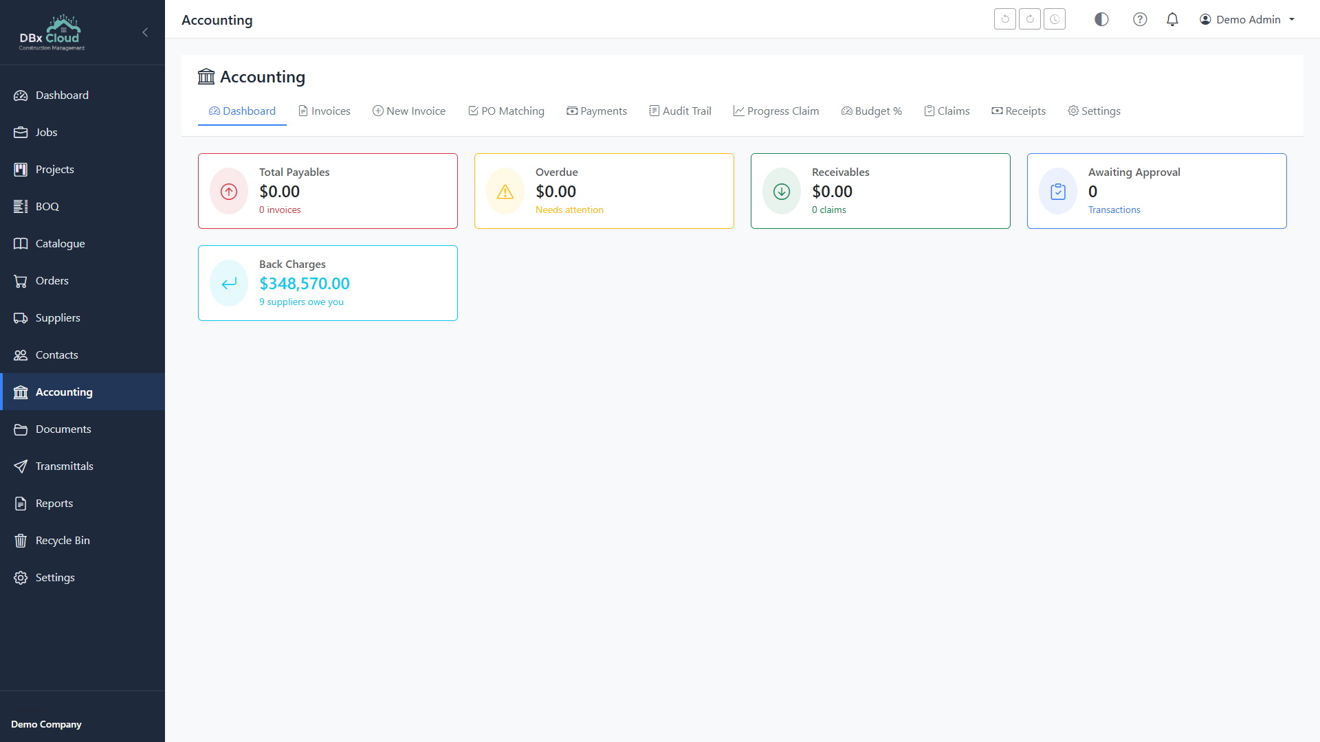 T&E Cloud Accounting and Invoices